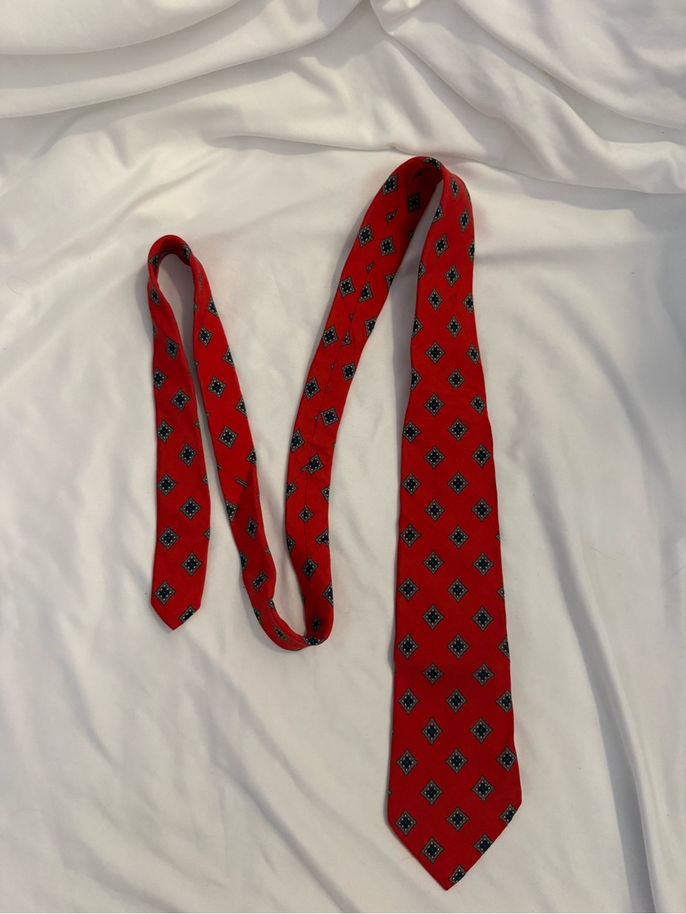 Like New Robert Talbott Geometric Tie